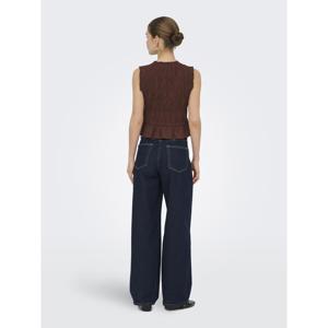 Only Goa Linen Ruffle Top